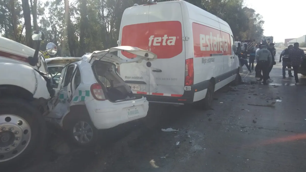 Coyotepec: Carambola deja dos personas muertas en el Trébol de Tepotzotlán