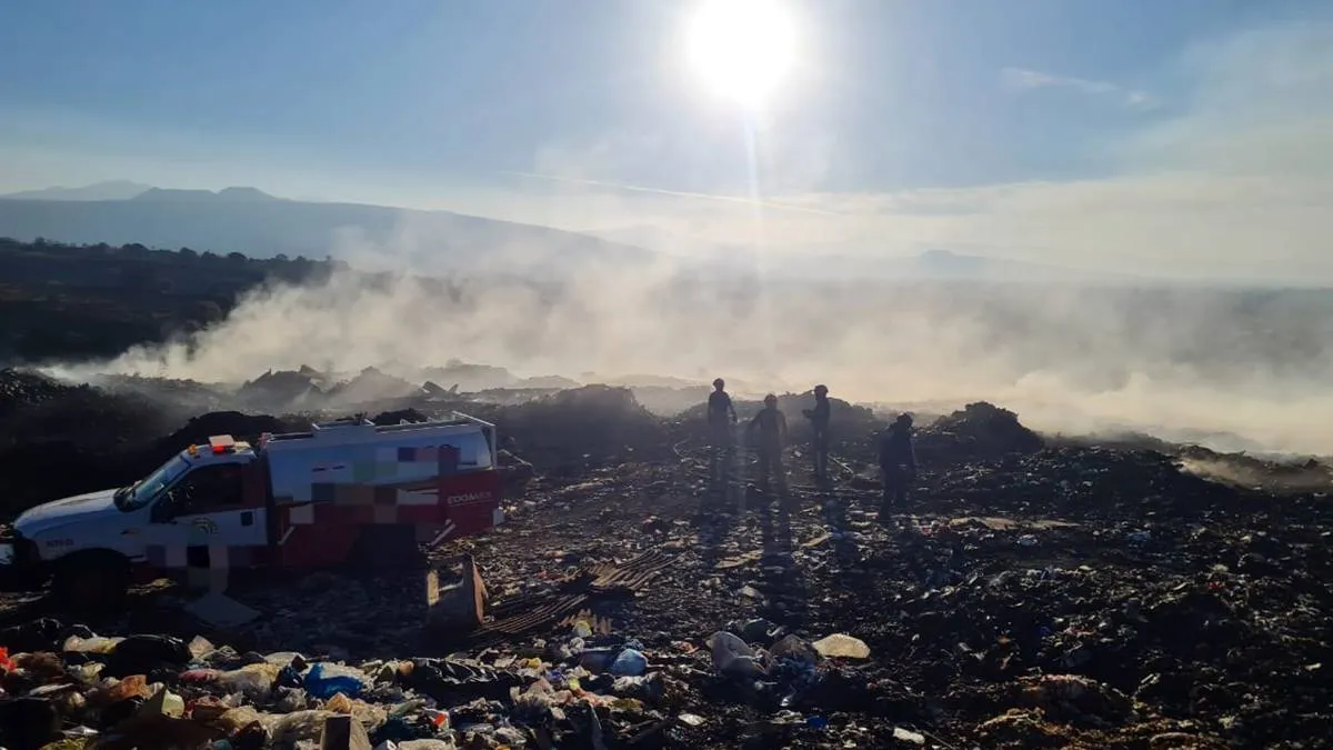Cocotitlán: reporta PC avance de 50% en mitigación de incendio
