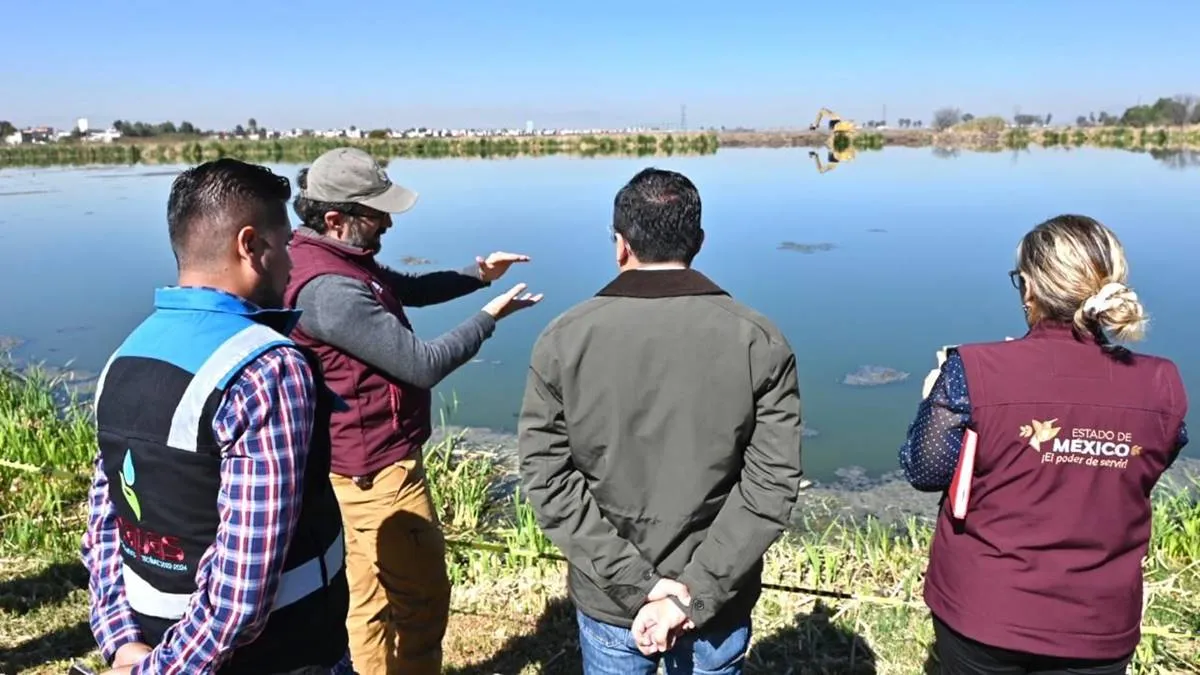 Tecámac y CAEM trabajan en proyecto para humedal urbano
