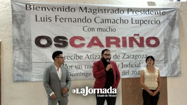 Magistrado presidente electo, Camacho Lupercio, busca una justicia más cercana en el Edomex