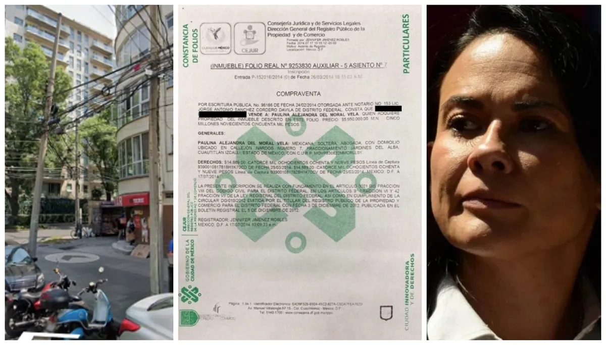 Alejandra del Moral es dueña de lujosa propiedad en Polanco