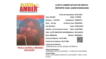 Alerta Amber: Se busca a Paola Daniela Méndez Delgado; desapareció en La Paz