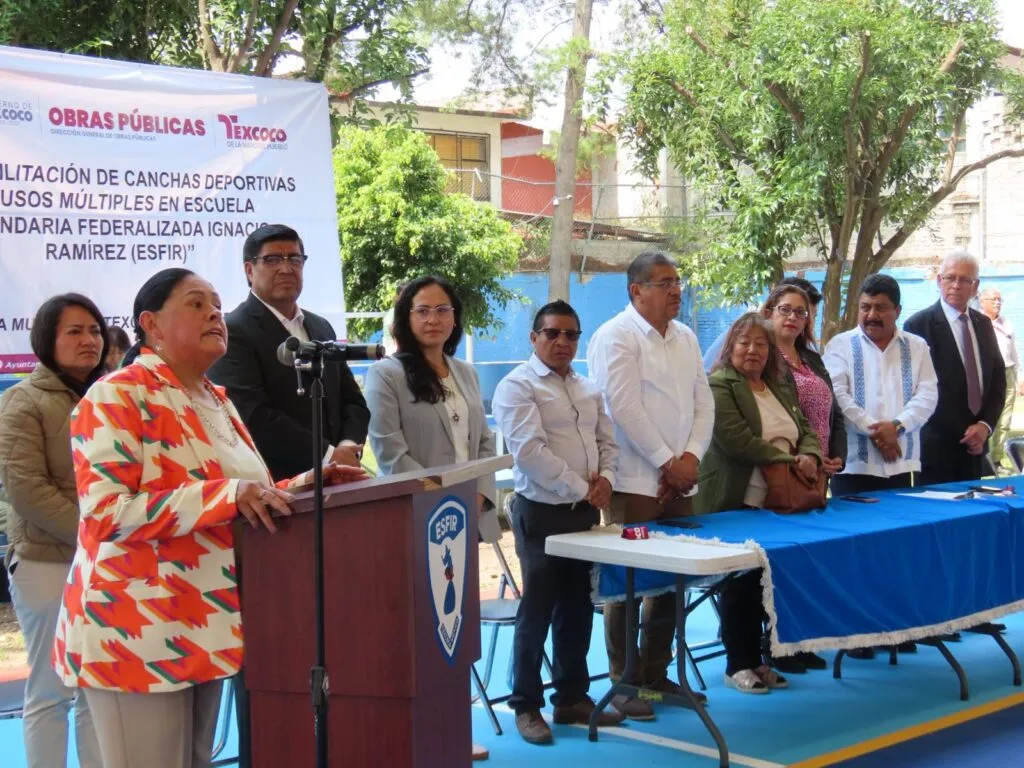 En la ESFIR el gobierno de Texcoco entregó obra por más de dos millones de pesos