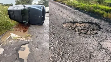 Vecinos de Axapusco exigen reparar la carretera Santa María-Santo Domingo tras volcadura