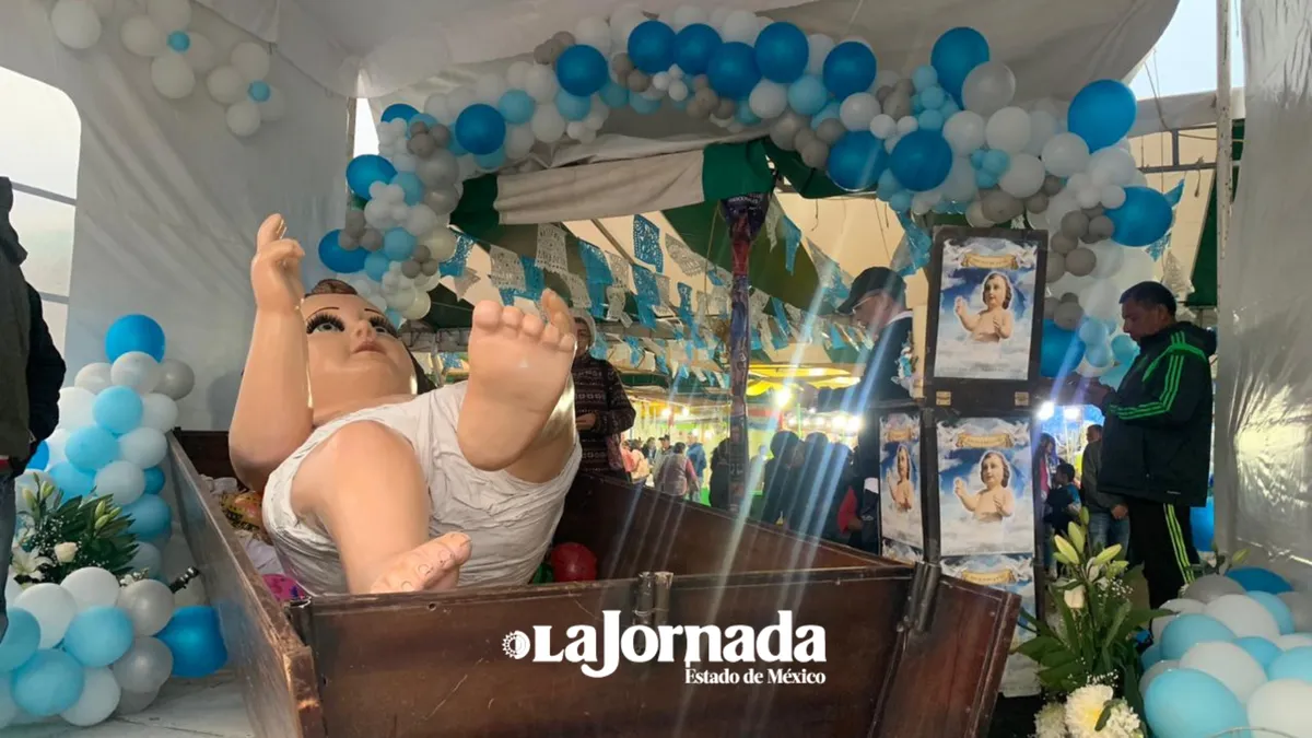Texcoco: Llega Niño Dios peregrino más grande del mundo