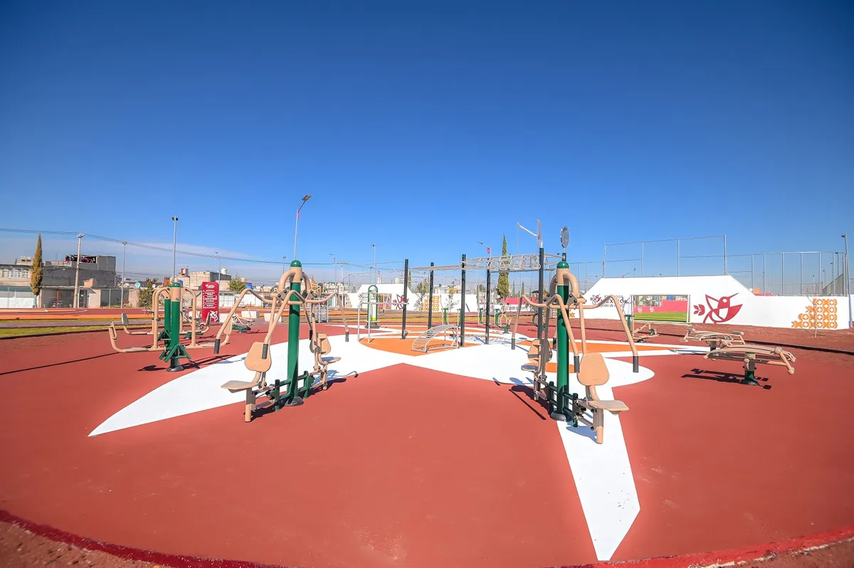 Instalan 25 gimnasios al aire libre en Edomex