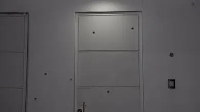 La cochera de la casa del candidato Raciel Pérez