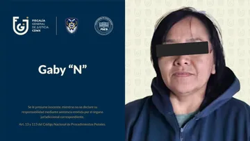 La mujer fue trasladada al Centro Femenil de Reinserción Social Santa Martha Acatitla, donde se determinará su situación jurídica.