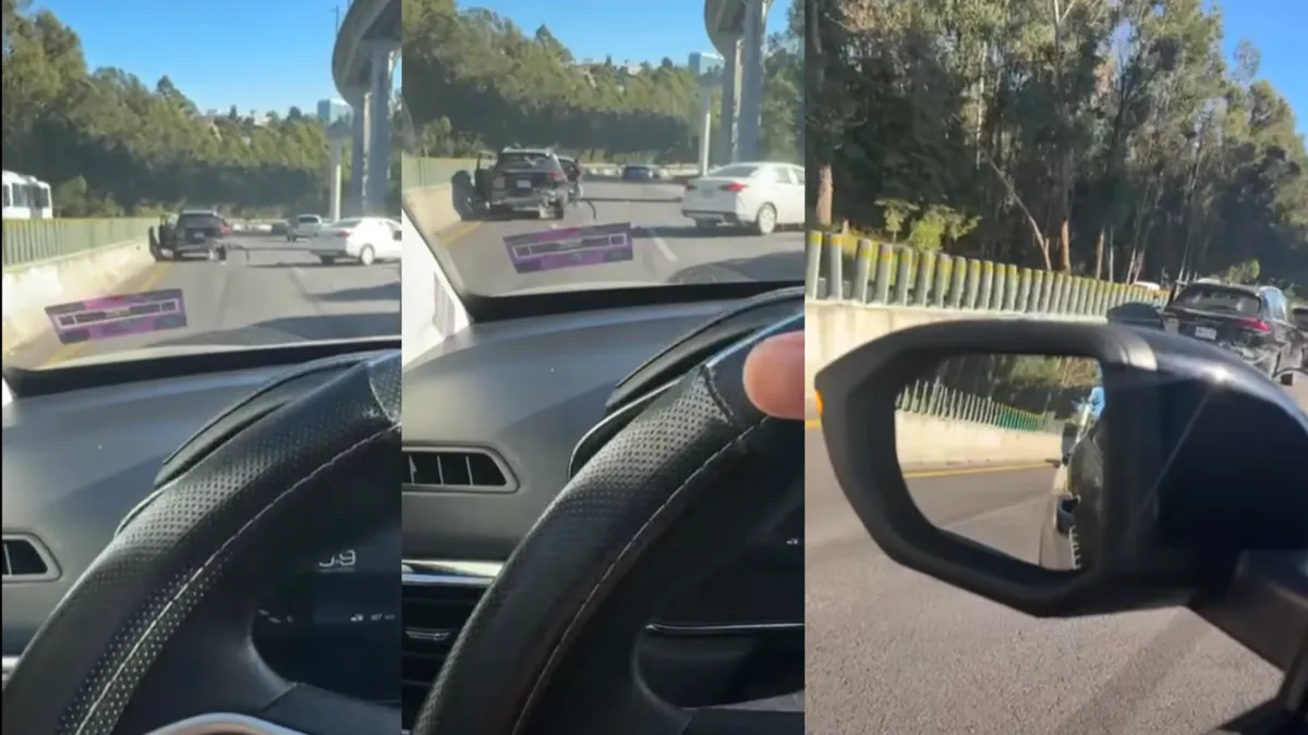 [VIDEO] Accidente provoca afectaciones en la México-Toluca rumbo a CDMX