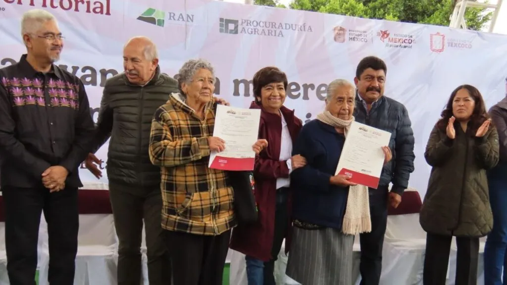 En Texcoco tuvo lugar la Caravana para Mujeres en la Propiedad Social