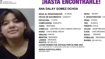 Ana Dalay se reunió con un amigo de redes sociales ahora está desaparecida en Tlalnepantla