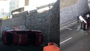 Taxista pierde la vida al caer de puente en Naucalpan