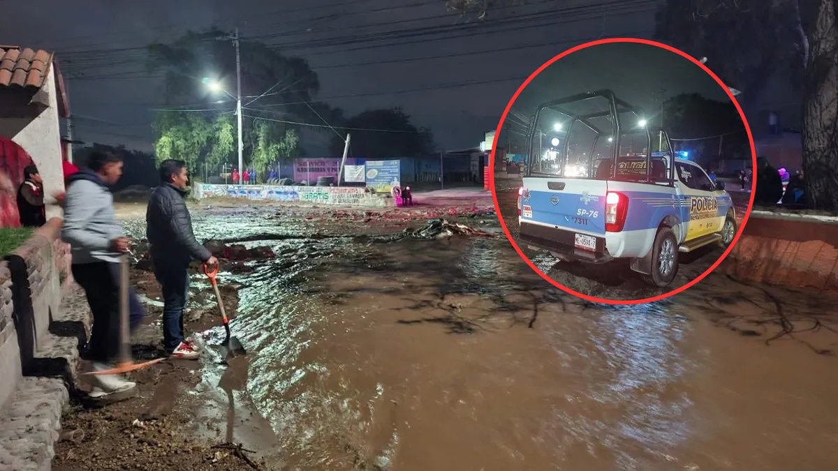 Localizan sin vida a menor desaparecido en Calimaya tras intensa lluvia