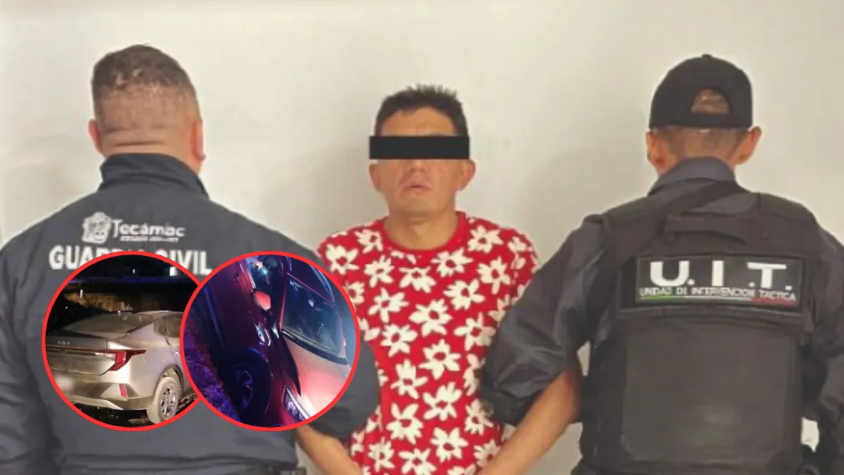 Persecución termina en balacera y detenciones en Tecámac