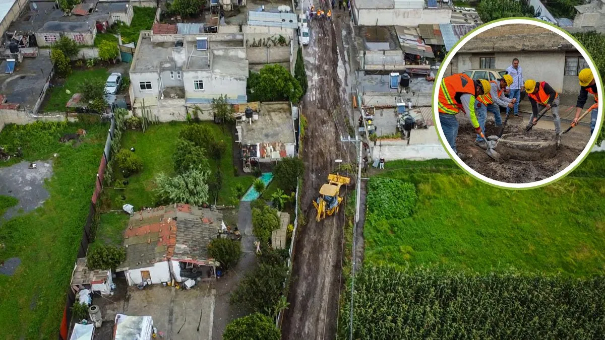 Empieza pavimentación con nueva tecnología en calle Bicentenario de Huichochitlán
