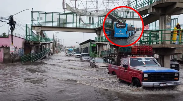 Tapón de varias toneladas de basura causa anegaciones en Ecatepec