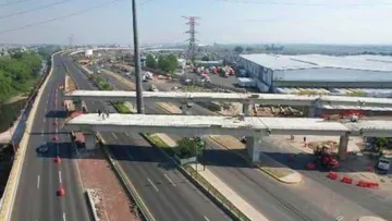 Puente vehicular “La Mexiquense” con 90% de avance