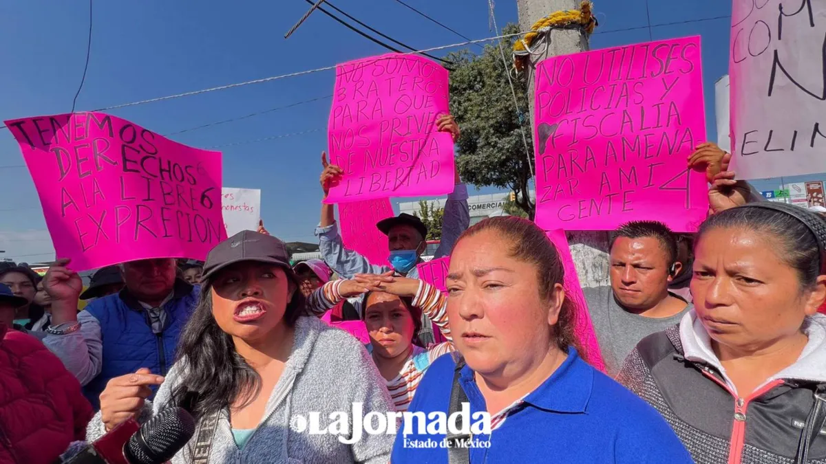 Más de 2 mil comerciantes piden reubicación y alto a persecución