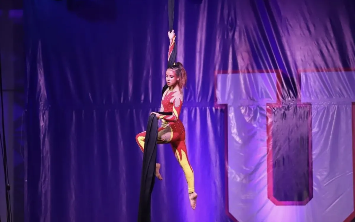 Mexiquense sueña con ir al Mundial de Danza Aérea