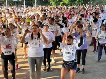 Más de 1000 participantes en carrera por la paz en Azcapotzalco