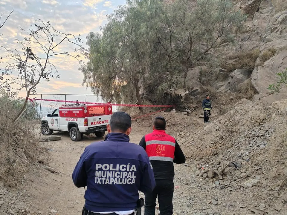 Revisan en Ixtapaluca desgajamiento en el Cerro de Elefante, al parecer provocado