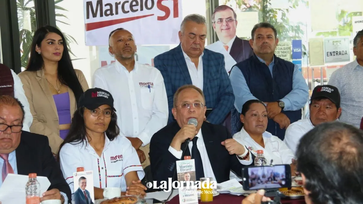 Cierran filas en torno a Marcelo Ebrard en Edomex
