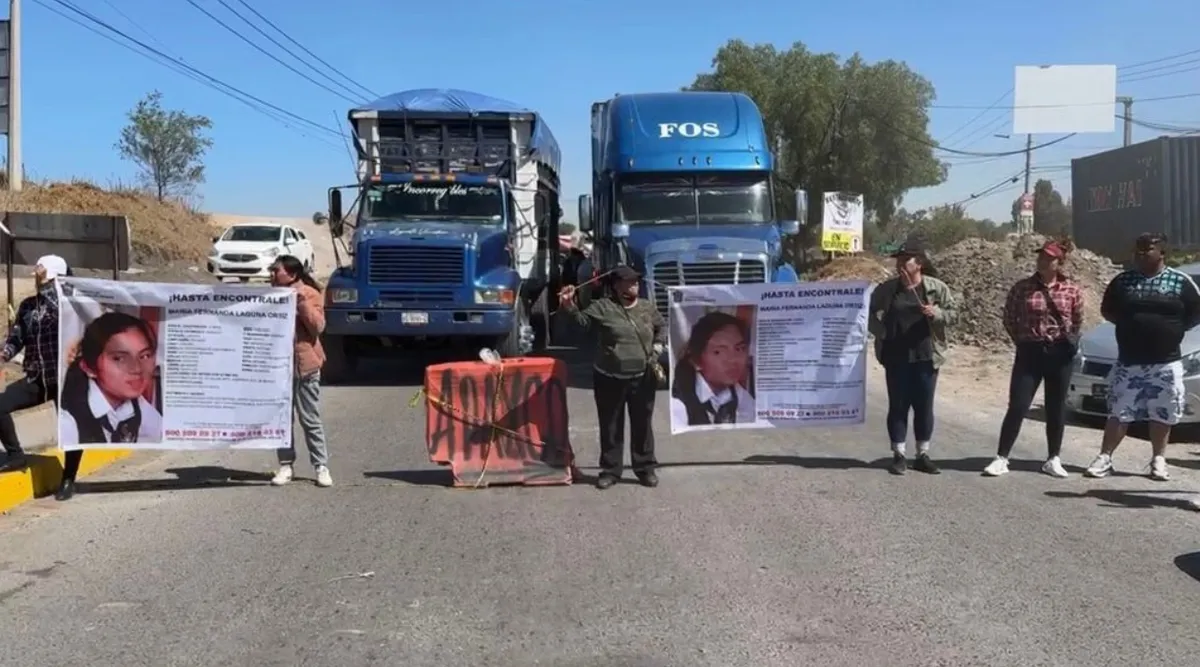 Zumpango-Cuautitlán, bloqueada en protesta de menor desaparecida