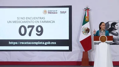 La presidenta Claudia Sheinbaum asegura que el abasto de medicamentos en farmacias del IMSS, Issste e IMSS-Bienestar está al 97%.