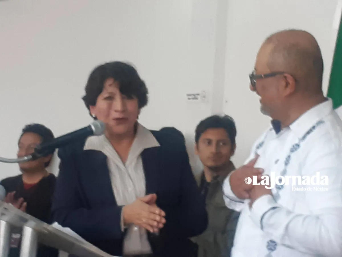 “Todos venimos a Tlalnepantla, yo por cuestiones legislativas”: Delfina Gómez