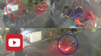 La SSC difundió el video donde se observa la agresión y posterior detención de los sujetos en la alcaldía Iztacalco.