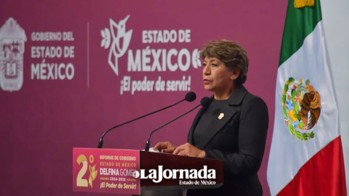 Delfina Gómez Álvarez rinde Segundo Informe de Gobierno