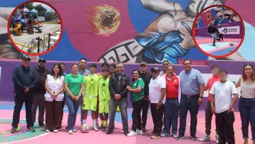 La Magdalena Contreras rehabilita la cancha de fútbol rápido del centro deportivo Atacaxco