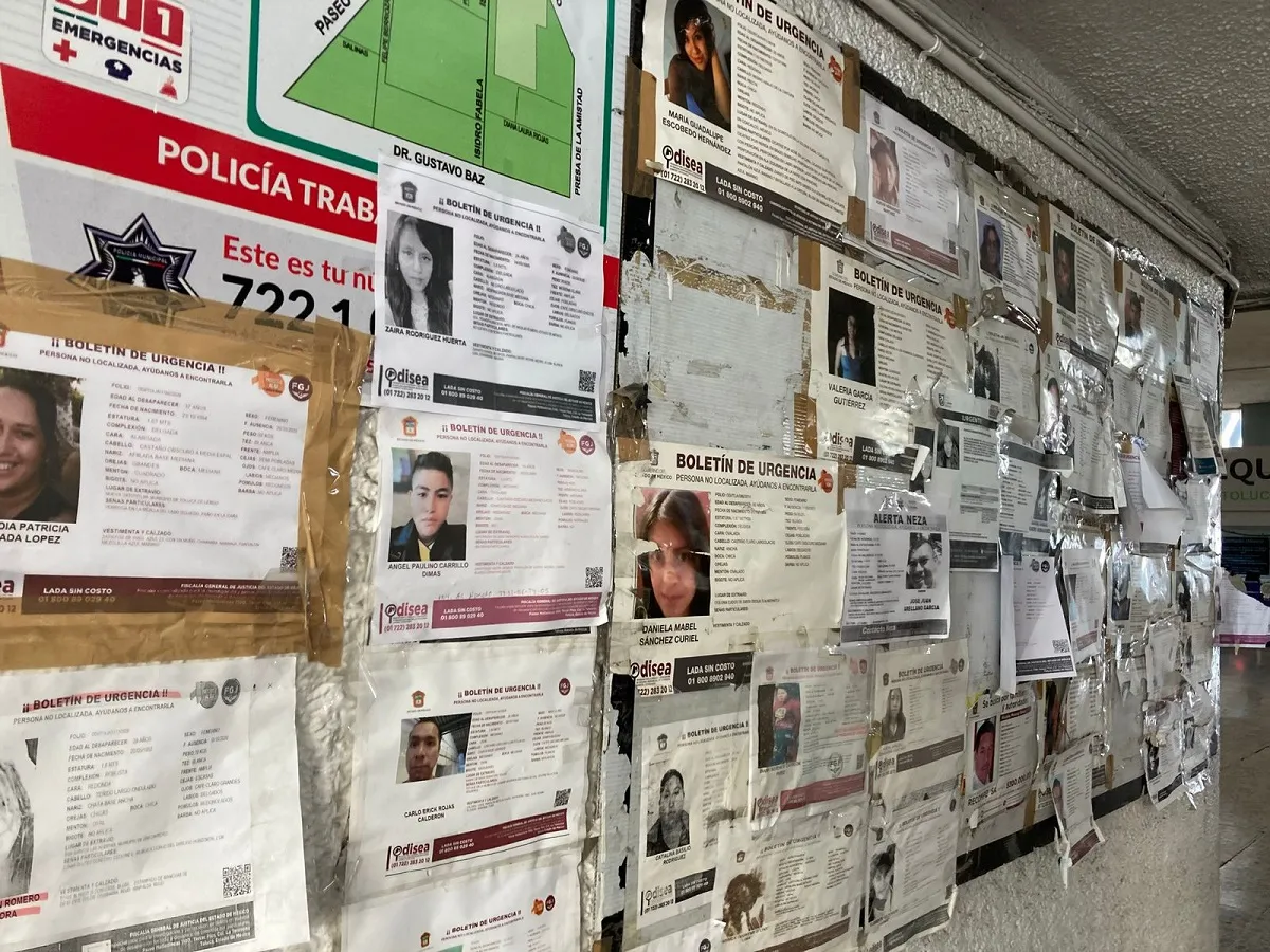 Personas desaparecidas en el Edomex