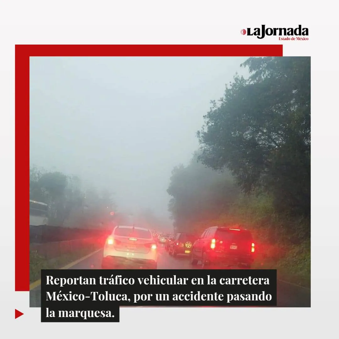 Tráiler se estampa contra poste en Alfredo del Mazo