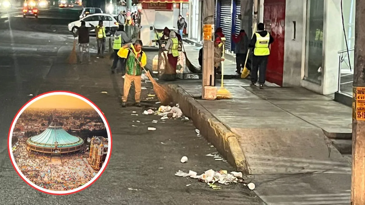Peregrinos guadalupanos dejan 70 toneladas de basura en Ecatepec