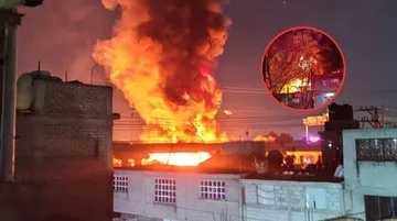 Incendio en fábrica de solventes provoca explosiones y desalojos en Ecatepec