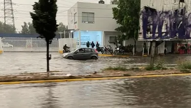 Lluvias provocan acumulación de agua en diversas vialidades de Cuautitlán Izcalli y Tultitlán