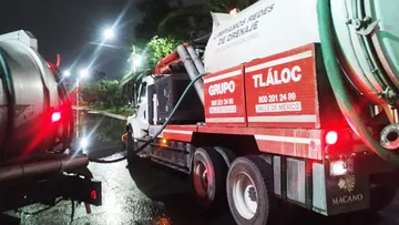 Grupo Tláloc atiende oportunamente encharcamientos en el Valle de Toluca