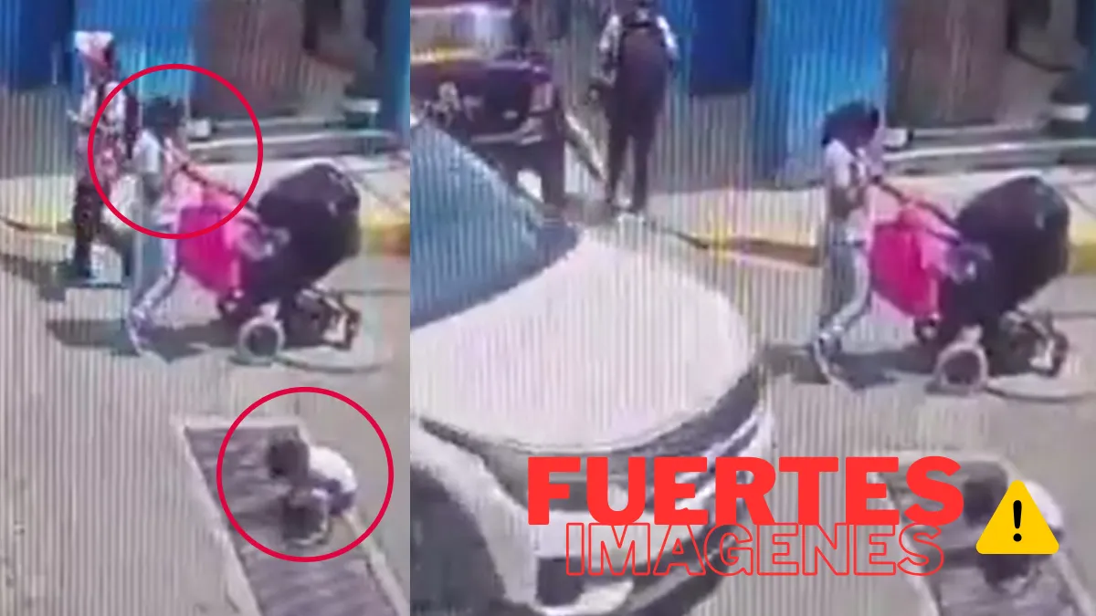 Se sabe que el menor sobrevivió de milagro al ser atropellado en Puebla; su madre estaba distraída con el celular.