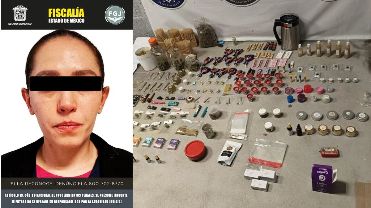 Mujer vendía dulces con droga a estudiantes en Toluca