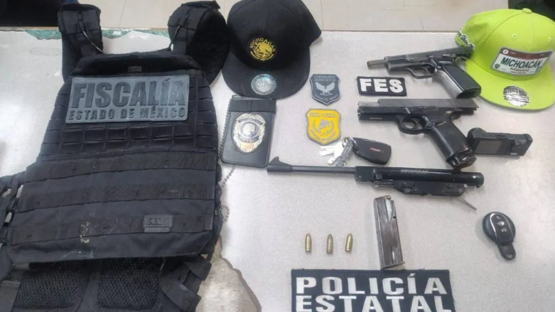 Almoloya de Juárez: Policías contienen ataque y atrapan a dos sujetos