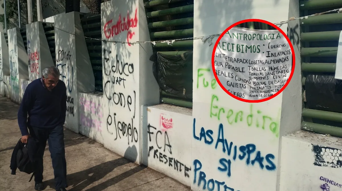 UAEMéx: #Potrogate Universitarios requieren víveres e insumos para continuar su lucha
