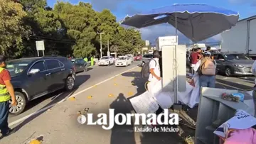 Manifestantes retiran bloqueo en la México-Toluca