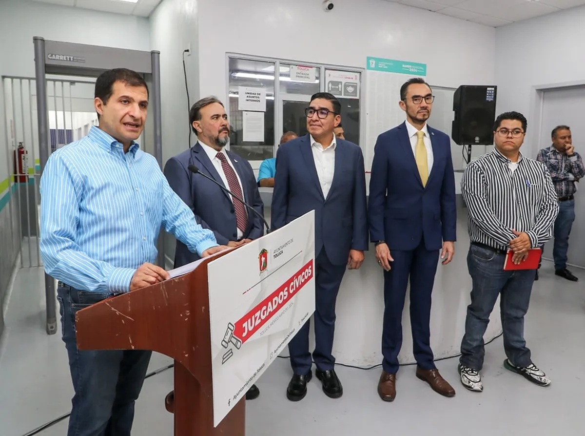 Toluca inaugura sus nuevos Juzgados Cívicos Municipales