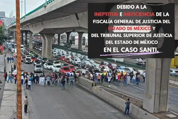 Foto de un bloque en Periférico Norte, como el que ocurrirá el próximo 8 de enero.
