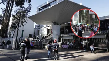 Alcalde de Toluca pide regular donación de comida frente al Hospital del Niño