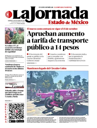 La Jornada Edomex | 12 de octubre de 2025