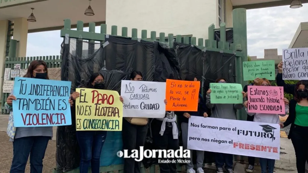 #Potrogate | Alumnos en paro de la UAEMéx Acolman denuncian abandono