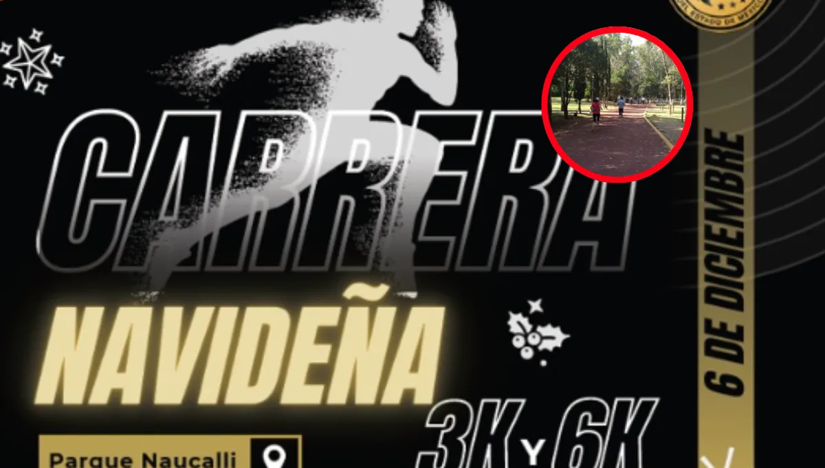 ¡Atención! Primera Carrera Navideña 2025 en el Parque Naucalli totalmente GRATIS