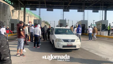 La manifestación comenzó antes de las 07:00 de la mañana generando caos en diferentes puntos de acceso a la Ciudad de México.